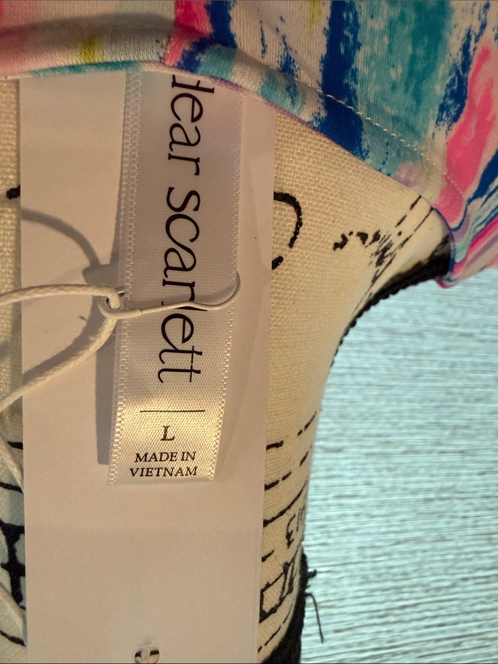 Dear Scarlett Boutique Sleeveless Brushstroke Print Tank Top and Pant Set - Picture 9 of 14